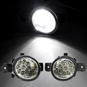 2x LED 안개등 램프 어셈블리 Qashqai J10 X트레일 T30 T31 알티마 센트라 인피니티 QX60 M35 M45 G37, 단일옵션, 러시아, 2개