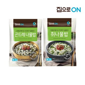 집으로ON 곤드레 나물밥 230g x 8개 + 취나물밥 230g x 4개/총12개, 12개