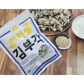 국내산 이천쌀로 만든 찹쌀 김부각 쌀부각 55gx3봉, 3개, 55g