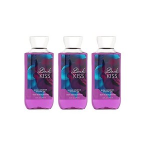 Bath Body Woks 배쓰앤바디웍스 다크키스 샤워젤 선물세트3개마우스, 200ml, 3개