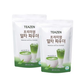 티젠 프리미엄 말차 파우더 500g 2개세트