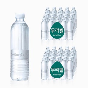 오리온제주용암수 닥터유 무라벨, 530ml, 80개