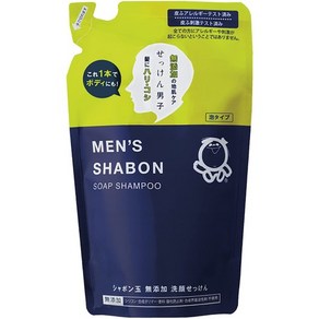 일본직발송 6. シャボン玉石けん シャボン玉 メンズシャボンソープシャンプー つめかえ用 420mL B07MHT67K, 1개, One Size_One Colo