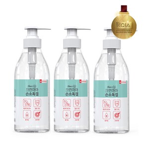 크린마마 손소독겔 500ml 3개 의약외품 알콜70% 손소독제