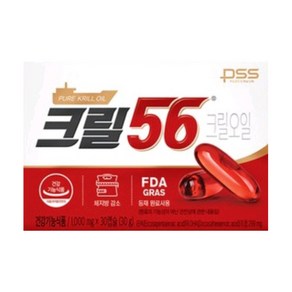 [펄세스] PSS 크릴56 6개월 분 180정, 6박스