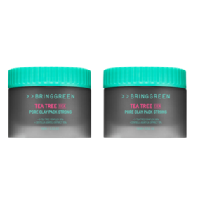 [NEW] 브링그린 티트리 시카 포어 클레이팩 스트롱 100g, 2개, 1개입