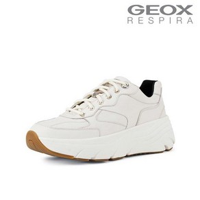 [제옥스](_)[GEOX]제옥스 여성 New 22 F/W 컴포트 키높이 스니커즈 디아만타 W1X26UF2F91 화이트