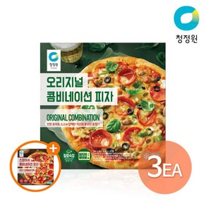 [청정원] 오리지널 피자360g x 3개+(증정)스파이시피자, 360g, 3개, 상세 설명 참조