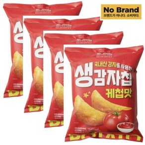 노브랜드 생감자칩 케첩맛, 4개, 110g