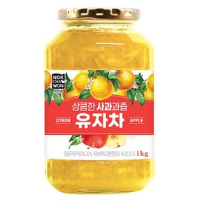 녹차원 상큼한 사과과즙 유차차 1Kg, 1개, 1개