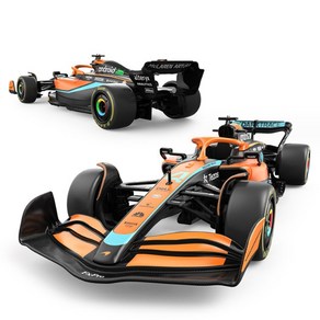 자동차 다이캐스트 1:24 F1 맥라렌 MCL36 랜도 노리스 포뮬러 원 레이싱카, 1) With foam box, 1개