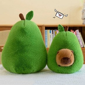 아보카도 카피바라 35cm 46cm 남친 여친 생일 선물, 애플 피기 35cm, 1개, 상세 페이지 참고, 애플 피기 35cm