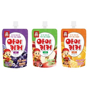 아이키커 어린이 홍삼음료 포도 사과 오렌지 100ml x 5개