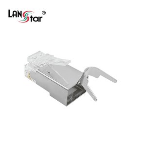 LANstar CAT.7 STP 모듈러 랜커넥터(1개)/LS-CAT7-750/UL인증/50u/8P8C/RJ45 플러그/얼터네이트 구조/CAT.6A/CAT.7 랜케이블 제작시 사용되