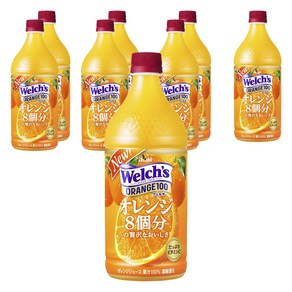 아사히음료 Welchs 웰치 오렌지 100 800g×8개, 800g