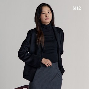 [런칭가69 900원] M12 24FW 여성 울블렌디드 핸드메이드 자켓