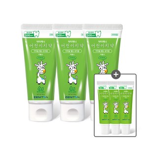 제니튼 닥터제니 어린이치약(저불소)60g+미니치약15g, 3개, 60ml