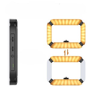 스마트폰 양손 브라켓 동영상 짐벌 링 조명 라이트 흔들림방지