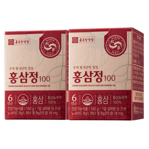 종근당건강 6년근 홍삼정 100, 100g, 2개