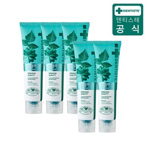 [공식몰] 덴티스테 뉴 브리즈민트 여행용 치약 60g, 5개