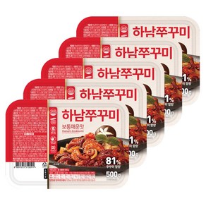 하남쭈꾸미 500g 5팩 보통매운맛, 1세트