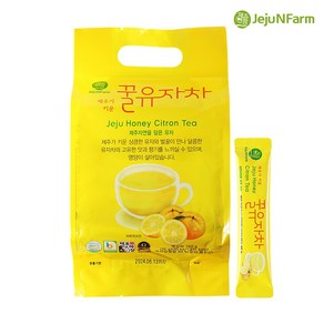 제주엔팜 제주자연 꿀 유자차 스틱, 25g, 30개입, 2개