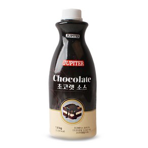 쥬피터 NEW 초콜렛 소스 1.8kg 초코소스 초콜릿소스, 1개