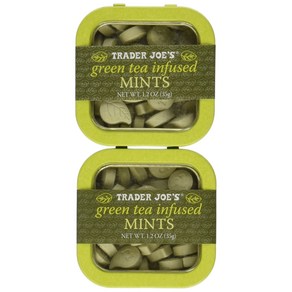 Tade Joe's Geen Tea Mints (Pack of 2) Tade Joe's 그린티 민트 (2팩), 1개