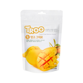 트루나스 TROO 동결건조 과일칩 9종 중 택1, 20g TROO 생망고 그대로, 1개