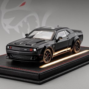 닷지 헬켓 Hellcat 1:24 다이캐스트 자동차 프라모델 머슬카 스포츠카 장식품, 132 헬캣 빨간색, 1개