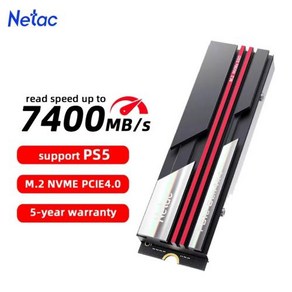 내장 Netac 2TB 하드 드라이브 솔리드 디스크 Nvme 4TB 노트북용 SSD PCIe 4.0x4 1TB M2 데스크탑 ps5 SSD 스테이트, 1개