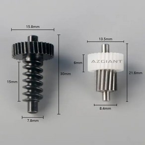 현대 기아 쌍용 호환 사이드 미러 전동 접이식 폴딩 기어 톱니 모터 백미러 하우징 부품, 메탈 2 in 1 기어 D, 1개