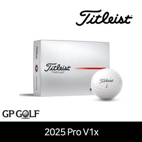 아쿠쉬네트코리아 2025년 NEW 타이틀리스트 PRO V1 V1X 골프공, 2025년 PRO V1 화이트, 1개, 12개입