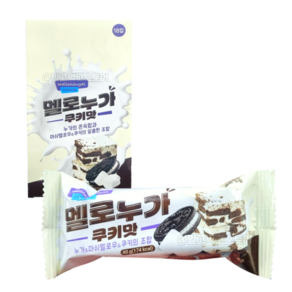 멜로누가 쿠키맛 쫀득 쿠키 마쉬멜로우, 18개, 40g