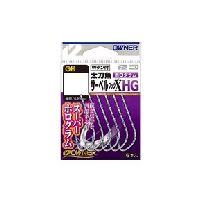 오너 갈치낚시 바늘 X HG 홀로그램 케이무라 갈치바늘 16624, 3/0호 (314544), 1개