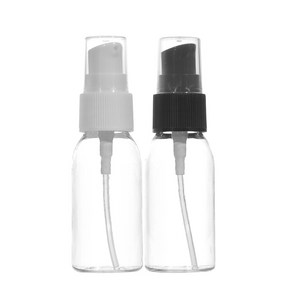 [허브스프레이] 에센스 펌프용기 10ml~40ml, 1개, 30ml 투명용기 검정캡