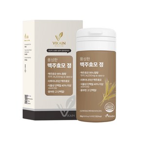 비카인 풍성한 맥주효모 효과 효능 정 단백질 HACCP인증 인정 600mg x 60정, 1개