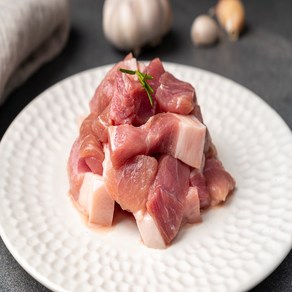 지리산 흑돼지 뒷다리살 찌개용, 1kg, 1개