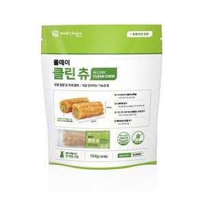 올데이 클린츄 154g 가수분해 치석껌 양치껌, 1개