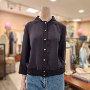 BCBG O캘로그BL 블라우스 _ B4B4B425 55 [NAVY]