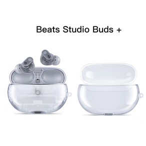 비츠 스튜디오 버즈 플러스 케이스 클리어 투명케이스 TPU beats studio buds plus case, 반짝블랙