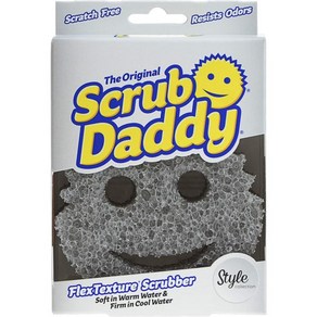 Scub Daddy 스푼지 수세미 스마일 ScubDaddy 스크럽 대디 접시 지팡이 &, 1개