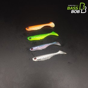 [배스밥] 블루피쉬 쉐드웜 7cm 배스낚시 볼락웜 우럭 쏘가리낚시 새드웜, BLUE FISH-4, 1개