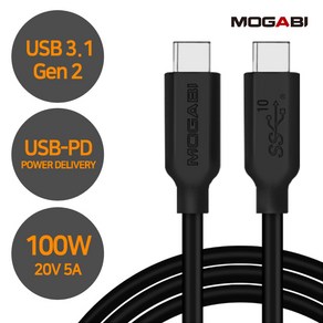 모가비 USB 3.1 Gen2 C타입 고속충전 케이블