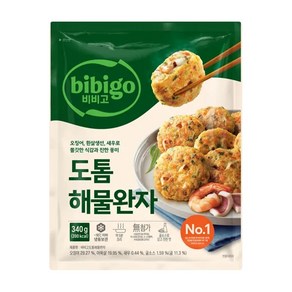 비비고 도톰 해물완자, 2개, 340g