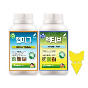 코리아아그로 캡마그 500ml + 엑티브 500ml 식물칼슘제 뿌리발근제, 1세트