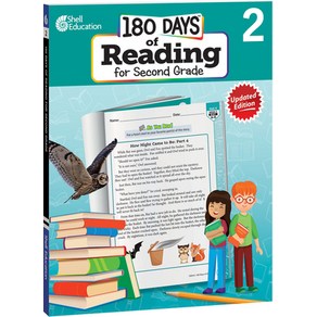 (영문도서) 180 Days of Reading fo Second Gade 2nd Edition: Pactice Assess Diagnose Papeback, Shell Education Pub, English, 9798765918043