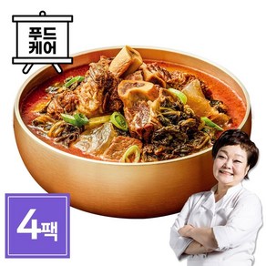 (G) 빅마마 얼큰 소한마리 우거지탕 750g 4팩, 4개