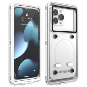 아이폰15플러스 IP68 물놀이 워터 논슬립 방수케이스, 그린, 1개