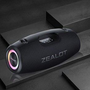 Zealot S78 100W 무선 스피커 DSP 기술 드림 라이트 야외 휴대용 서브 우퍼 스피커 듀얼 페어링 24000mAh., 1) Zealot S78 HEI - 스피커, Zealot S78 HEI